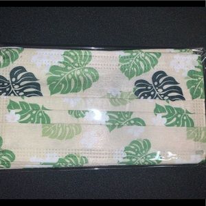 Adult Face Coverings Monstera design